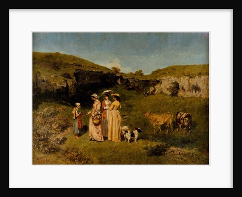 Young Ladies of the Village, 1851-2 by Gustave Courbet