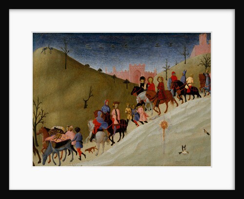 The Journey of the Magi, c.1433-5 by Sassetta