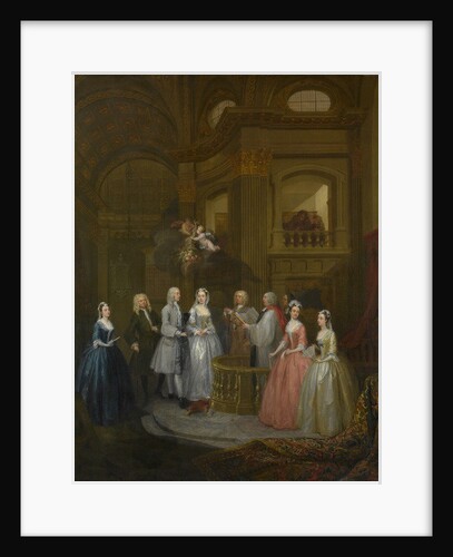 The Wedding of Stephen Beckingham and Mary Cox, 1729 by William Hogarth