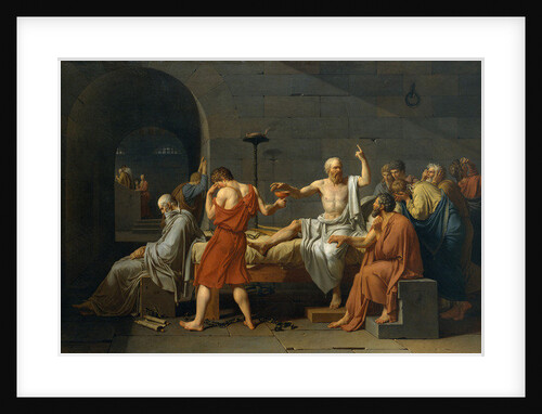The Death of Socrates, 1787 by Jacques Louis David