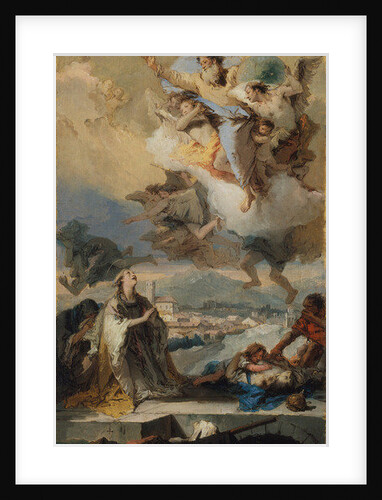 Saint Thecla Praying for the Plague-Stricken, 1758-59 by Giovanni Battista Tiepolo