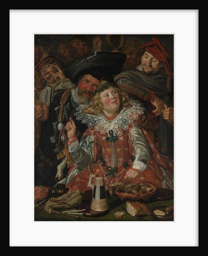 Shrovetide Revellers c.1615 by Frans Hals
