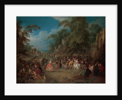 The fair at Bezons, c.1733 by Jean-Baptiste Joseph Pater