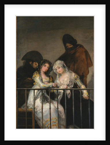 Majas on a balcony, c.1800-10 by Francisco Jose de Goya y Lucientes