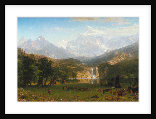 Rocky Mountains, Lander's Peak, 1863 by Albert Bierstadt