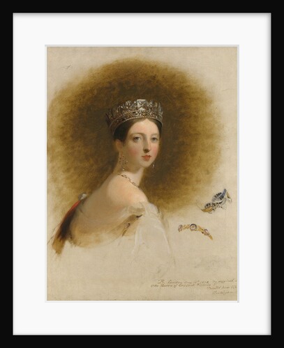 Portrait of Queen Victoria, 1838 by Thomas Sully
