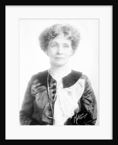 Mrs. Emmeline Pankhurst, 1912 by Anonymous