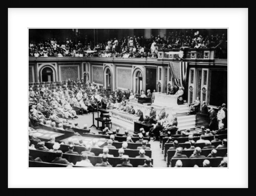 Congress in session in U.S. Capitol, c.1890-1920 by Anonymous