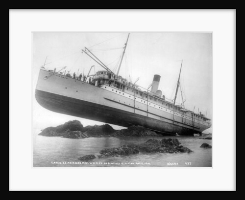 S.S. Princess May wrecked on Sentinel Island, Alaska, August 5, 1910 by Anonymous