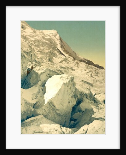 Ascension du Mont Blanc, Chamonix Valley in France, c.1890-c.1900 by Anonymous