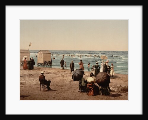 The beach, Blankenberghe in Belgium, c.1890-c.1900 by Anonymous