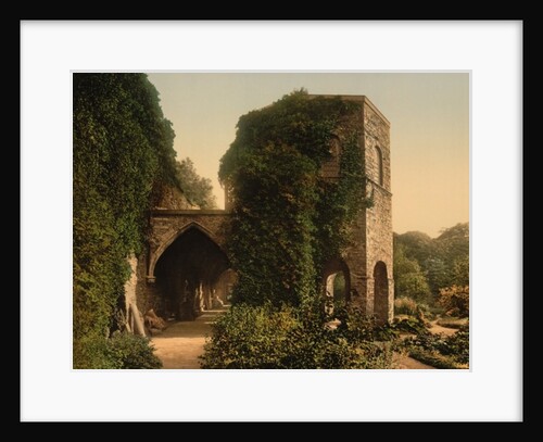 St. Bavon Abbey, the old tower, Ghent, Belgium, c.1890-1900 by Anonymous