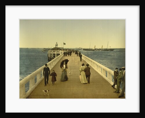 Pier, Ostend, Belgium, c.1890-c.1900 by Anonymous