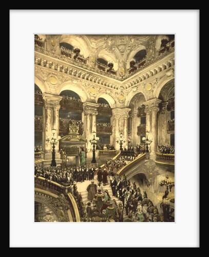 The inauguration of the opera. The Opera House, Paris, France, c.1890-c.1900 by Anonymous