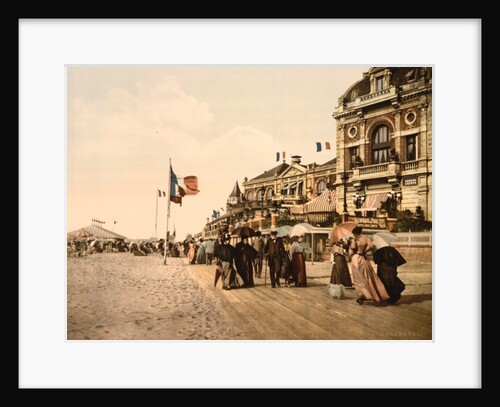 Promenade and grand Salon, Trouville-sur-Mer, France, c.1905 by Detroit Publishing Co.