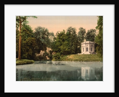 Petit Trianon, the Pavillion and the Rock of Marie Antoinette, Versailles, France, c.1890-1900 by Anonymous