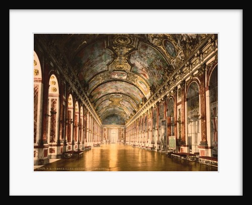Gallery of Mirrors, Versailles, France, c.1890-c.1900 by Anonymous