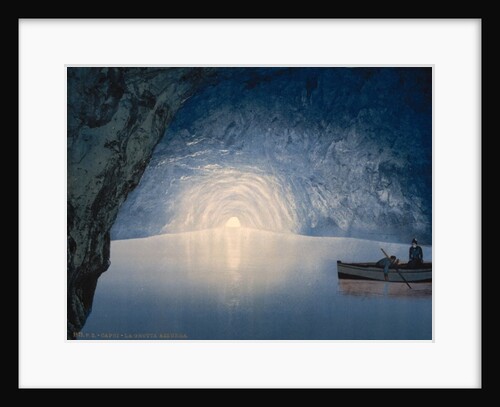 Blue grotto, Capri Island, Italy, c.1890-c.1900 by Anonymous