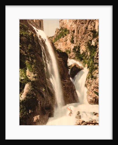 Ponale Waterfall, Lake Garda, Italy, c.1890-1900 by Anonymous