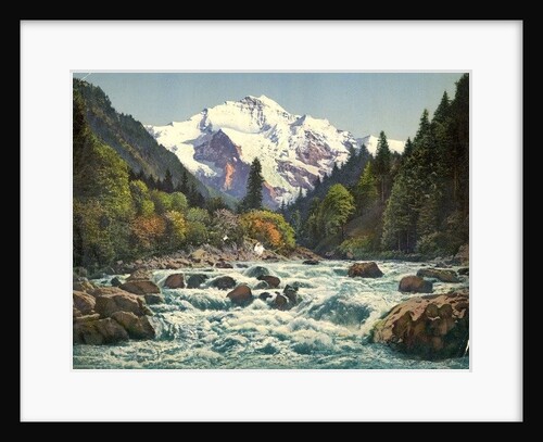 Gorge of the Lütschine River, Bernese Oberland, Switzerland, c.1890-c.1900 by Anonymous