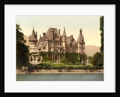 Thun, Shadau Castle, Bernese Oberland, Switzerland, c.1890-c.1900 by Anonymous