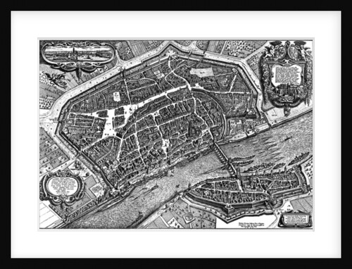 Frankfurt am Main, 1628 by Matthaus the Elder Merian