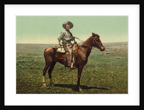 A cowboy, c.1898-c.1905 by Anonymous