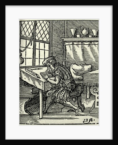 The Woodblock cutter, 1568 by Jost Amman