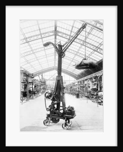 Hoisting machine displayed in Gallery of Machines, Paris Exposition, 1889 by Anonymous