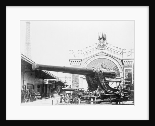 Cannons at the Paris Exposition, 1889 by Anonymous