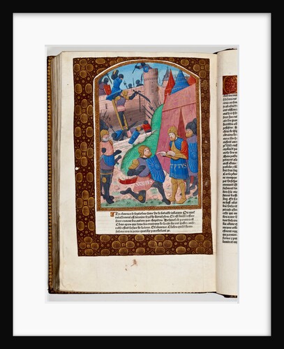 Sabinus, a Syrian auxiliary, offers to scale the wall of Jerusalem and is presented to Titus, 70 AD by French School