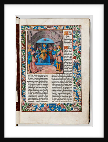 Josephus presents his book to the Emperor Vespasian, 1st century AD by French School
