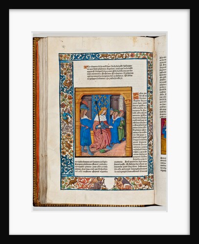 Archelaus on the throne after the death of his father Herod the Great, 4 BC by French School