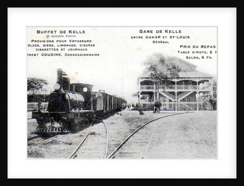 Postcard of the station at Kelle, c.1908 by Anonymous