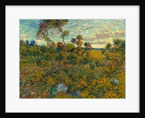 Sunset at Montmajour, 1888 by Vincent van Gogh