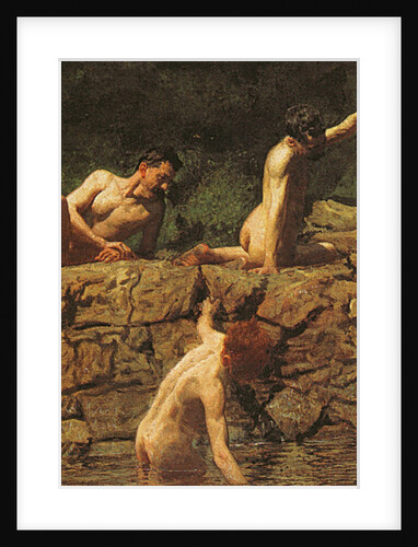 Swimming Hole, 1885 by Thomas Cowperthwait Eakins