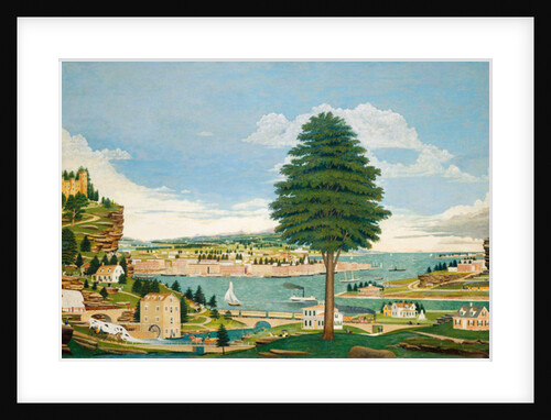 Composite Harbour Scene with Castle, c.1875 by Jurgen Frederick Huge