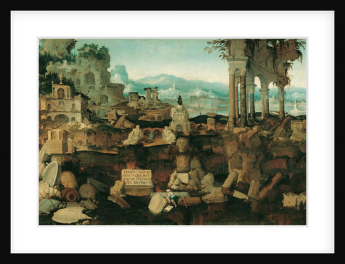 Landscape with Roman Ruins, 1536 by Herman Posthumus