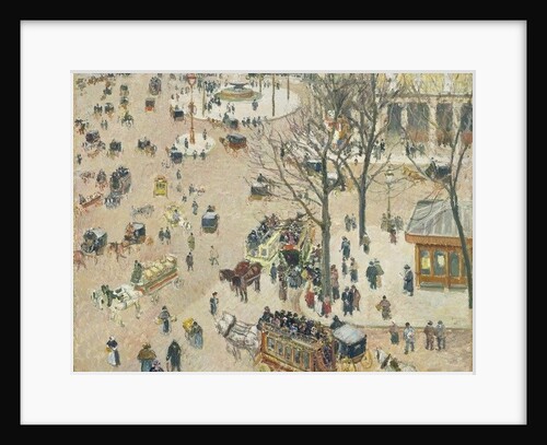 La Place du Théâtre Français by Camille Pissarro