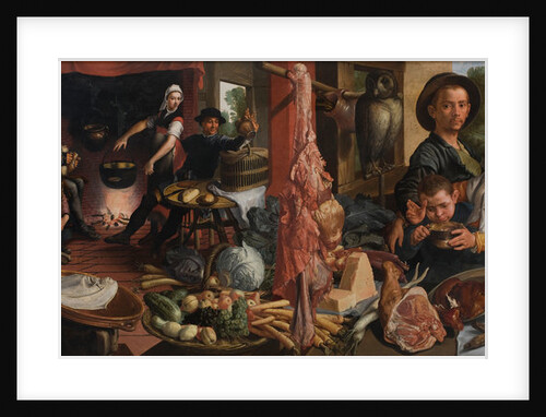 The Fat Kitchen. An Allegory, 1565-75 by Pieter (1507/08-75) Aertsen
