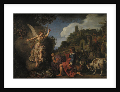 The Angel Raphael Takes Leave of Old Tobit and his Son Tobias, 1618 by Pieter Lastman