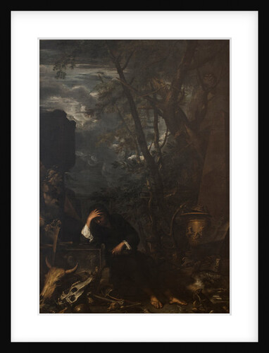 Demokritus in Meditation, 1650-51 by Salvator Rosa