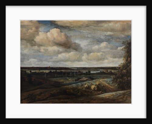 Dutch Panorama Landscape with a River, 1654 by Phillips de Koninck