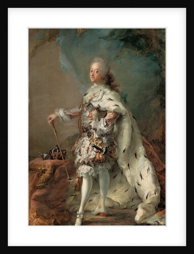 Frederik V in his Anointing Robes, c. 1750 by Carl Gustaf Pilo