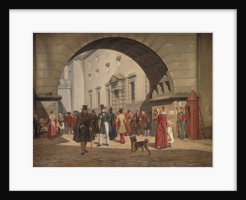 The Prison of Copenhagen, 1831 by Martinus Rorbye