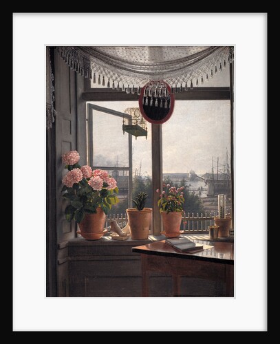View from the artist's room, c.1825 by Martinus Rorbye