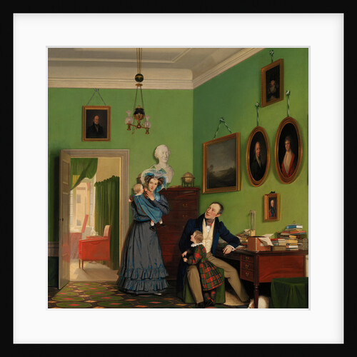 The Waagepetersen Family, 1830 by Wilhelm Ferdinand Bendz