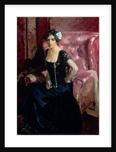 Clotilde in an Evening Dress, 1910 by Joaquin Sorolla y Bastida