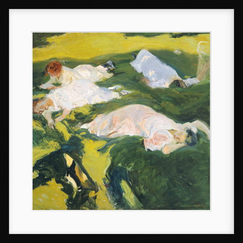 The Siesta, 1911 by Joaquin Sorolla y Bastida