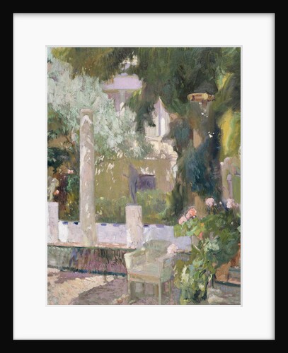 The Gardens at the Sorolla Family House, 1920 by Joaquin Sorolla y Bastida